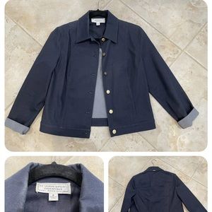 St. John Sport Denim Jacket Petite